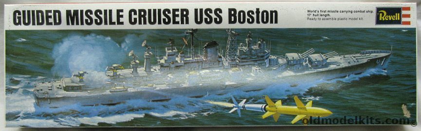 Revell 1/480 CAG-1 USS Boston Guided Missile Cruiser, H461 plastic model kit